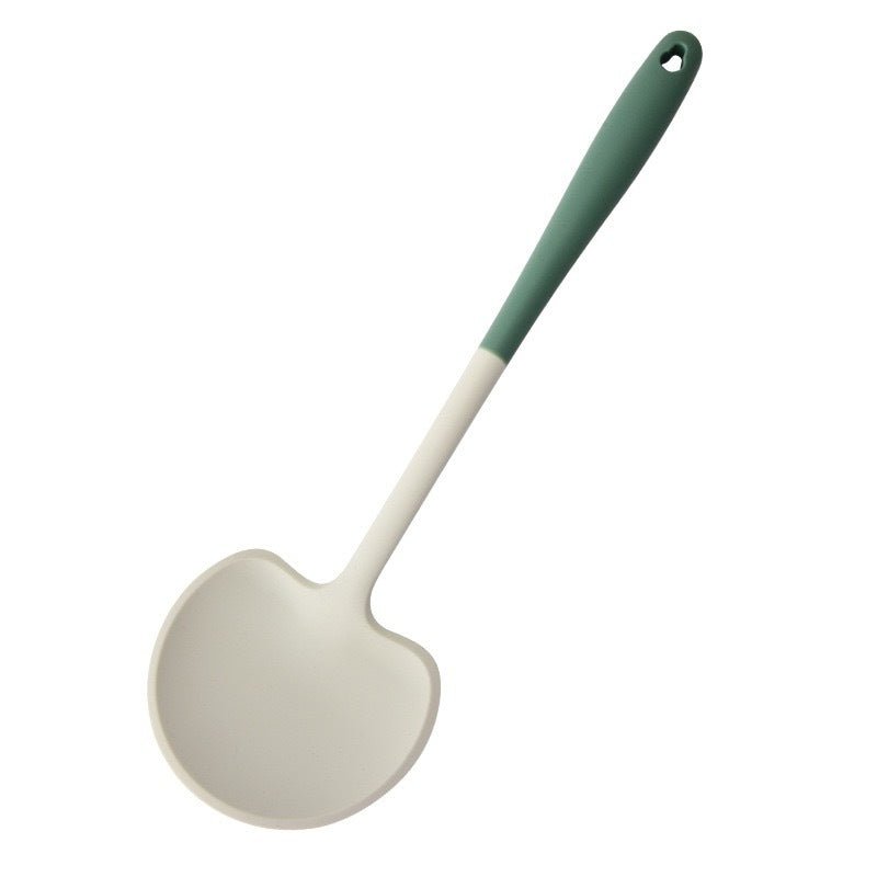 New Silicone Spatula for Home Use, Non-Stick, High-Temperature Resistant Kitchen Utensil, Soup Spoon, Mushroom Stir-Fry Spatula, Frying Spoon, Kitchen Tool - Kasa & Pet