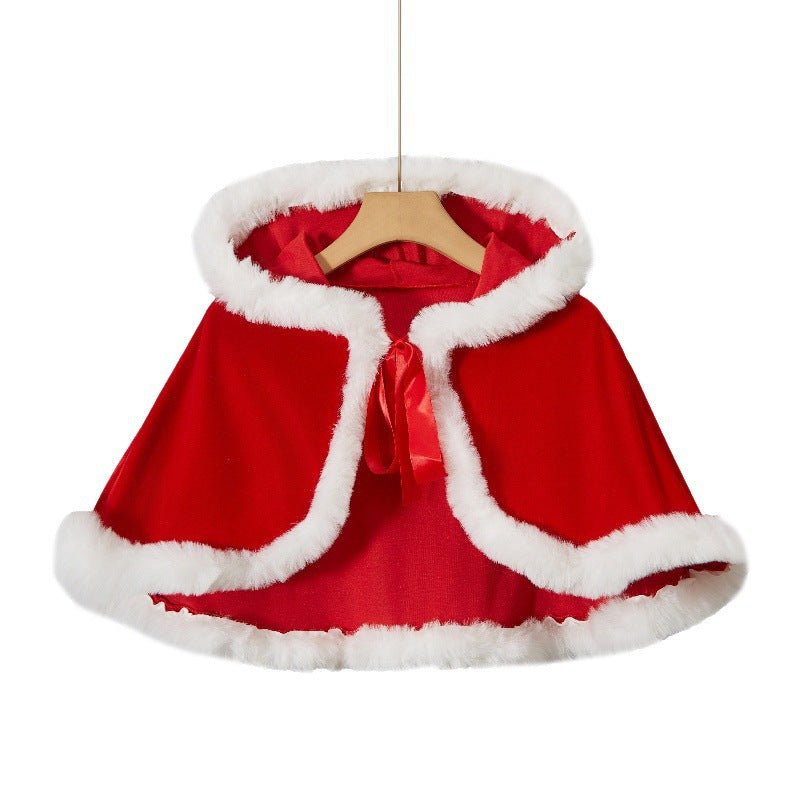 European Size Shawl Christmas Outfit, New Style Girls' Party Cosplay Christmas Costume, Christmas Clothing - Kasa & Pet