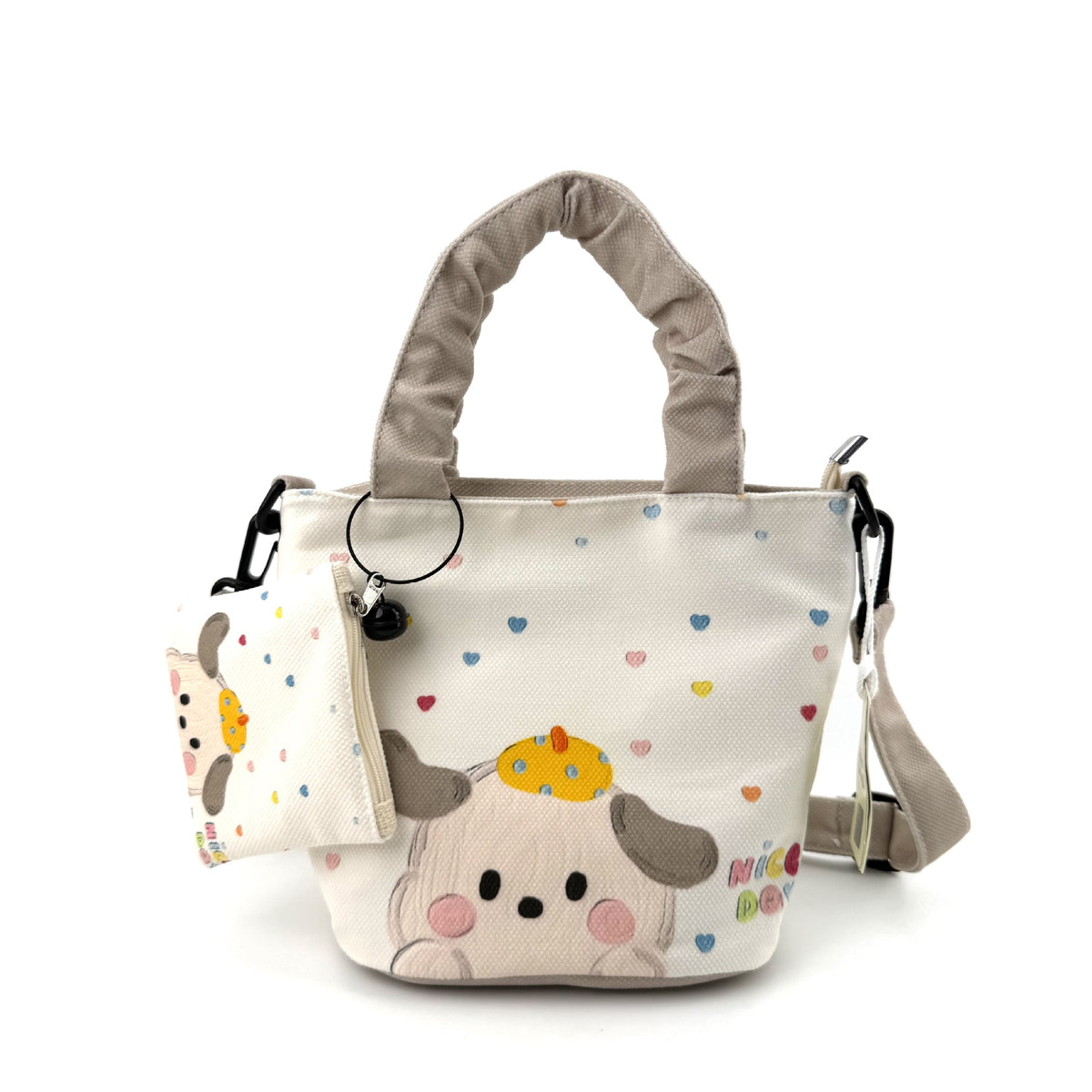 In-Stock New Small Cloth Bag Ins Cute Cartoon Women's Summer Cloth Bag Handbag Casual Tote Bag Upgrade