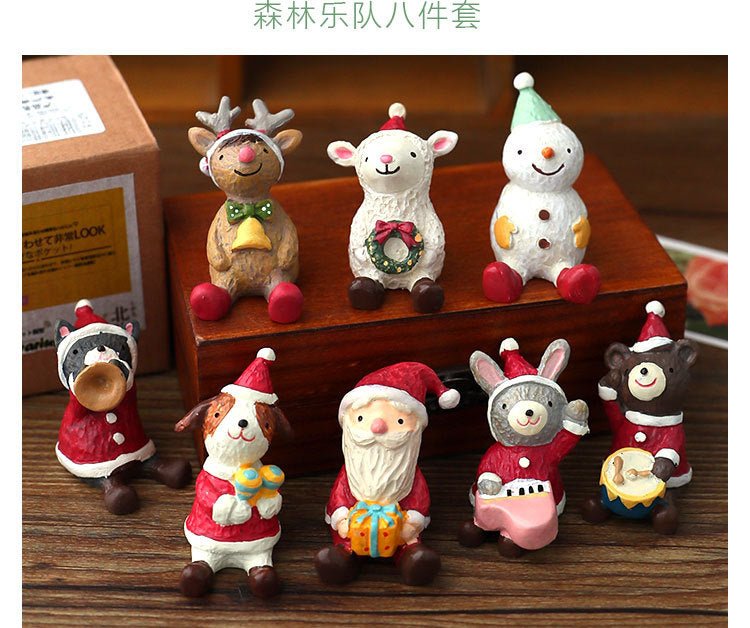 Christmas Decorations Christmas Tree Ornaments Decorative Props Scene Layout Simulation Elk Doll Christmas Ornaments