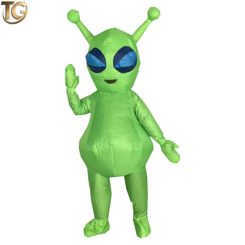Amazon Cross-Border Best-Selling New Alien Inflatable Suit Halloween Performance Makeup Props Costume Inflatable Clothes