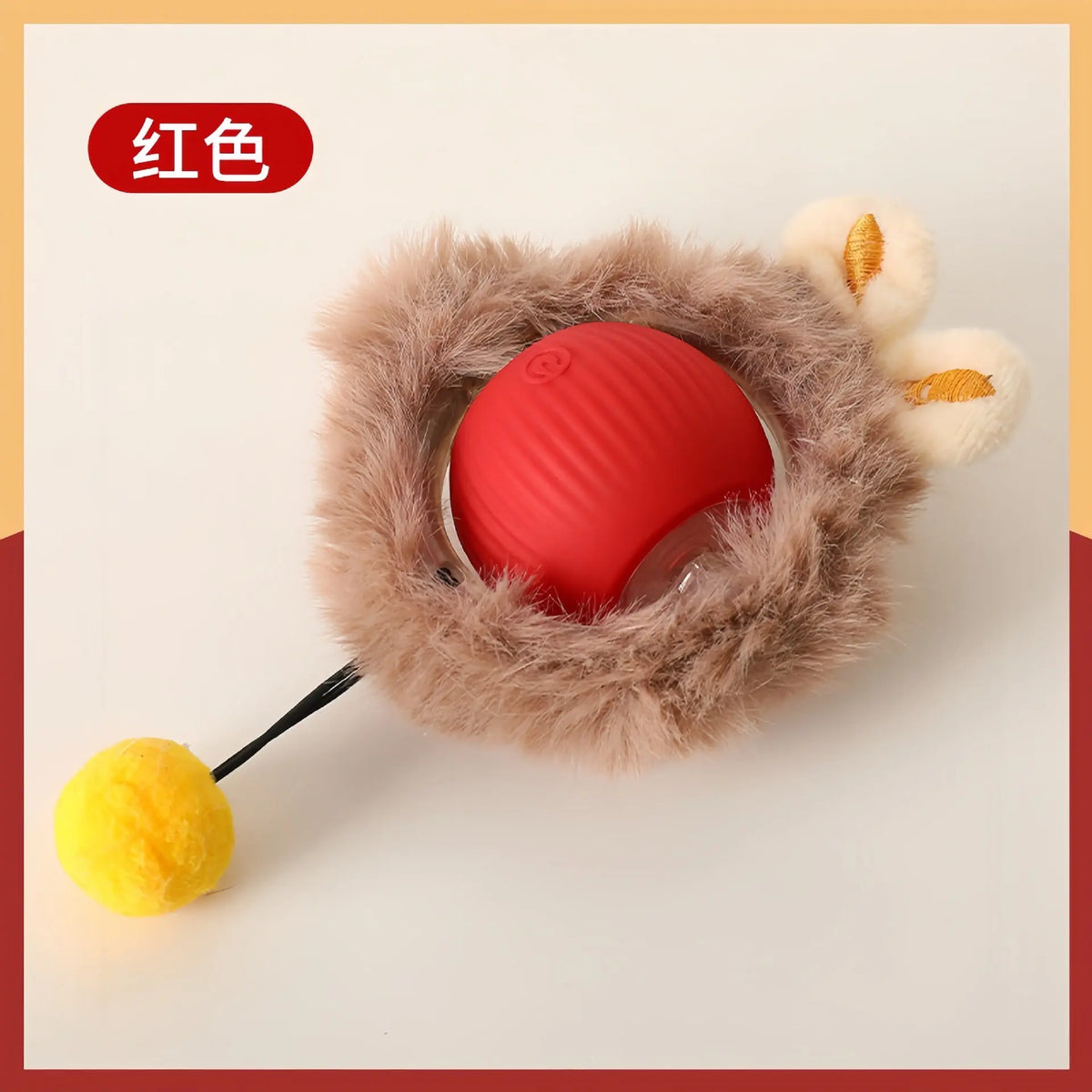 Cross-Border Cat Teaser Ball Pet Toy Ball Dog and Cat Self-Entertainment Boredom-Relief Gadget Pet Toy Cat Toy Pet Supplies Kasa & Pet