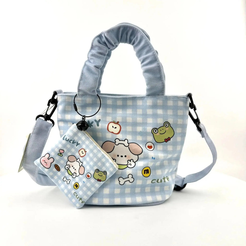In-Stock New Small Cloth Bag Ins Cute Cartoon Women's Summer Cloth Bag Handbag Casual Tote Bag Upgrade Kasa & Pet