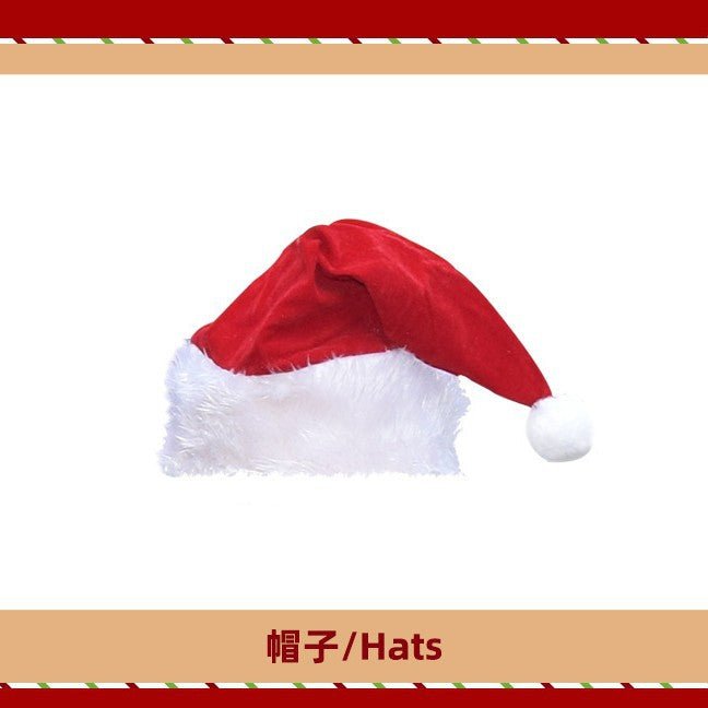 European and American Christmas Series Export Cos Wig Manufacturer Santa Claus Role-Playing Christmas Curly Beard Props