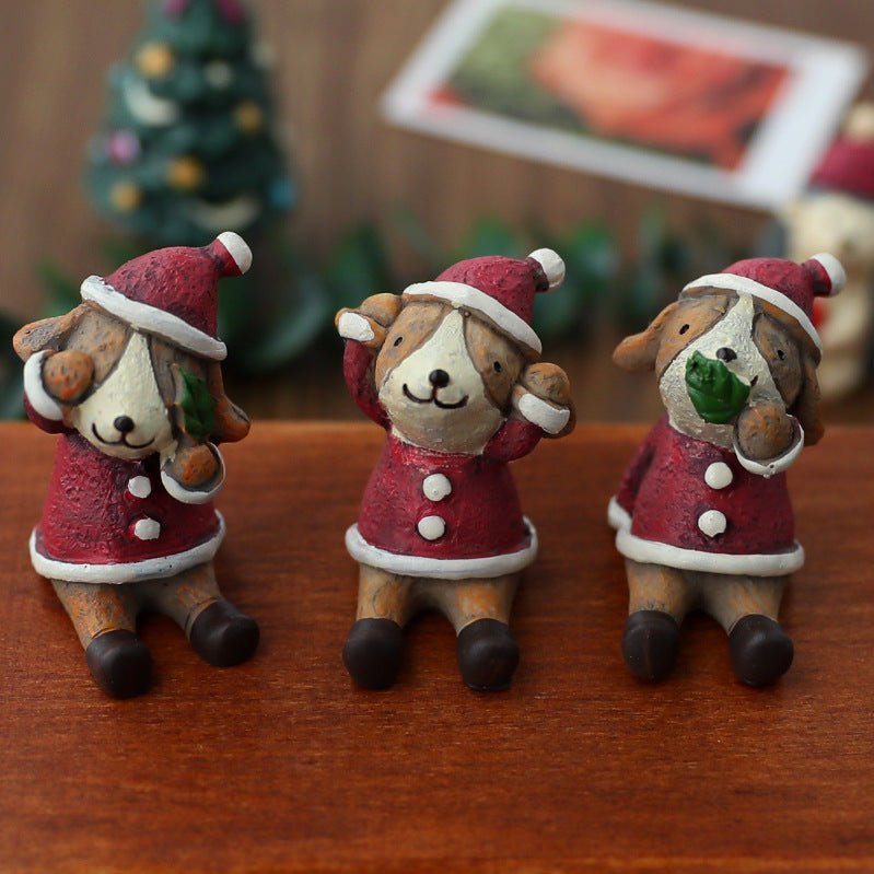 Christmas Decorations Christmas Tree Ornaments Decorative Props Scene Layout Simulation Elk Doll Christmas Ornaments