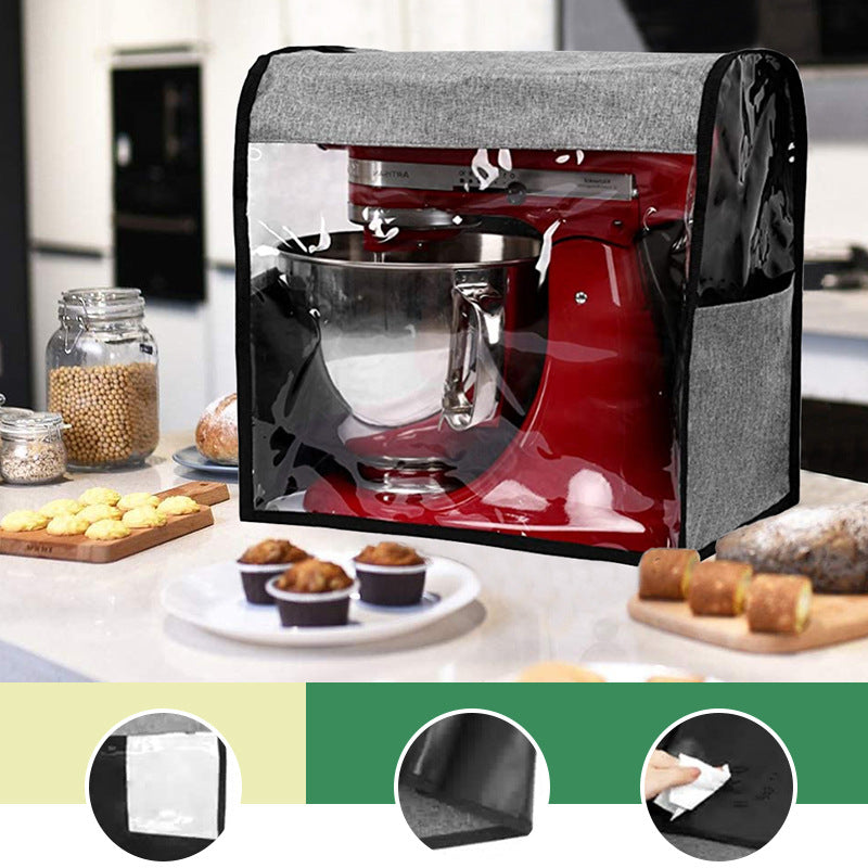 A generation of mixer dust cover kitchen auxiliary appliances waterproof cover with transparent film Vertical mixer cover