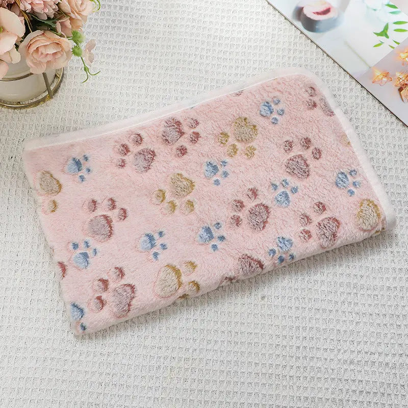Cross-border pet blanket mat cat and dog flannel blanket autumn and winter warm blanket pet sleeping mat wholesale Kasa & Pet