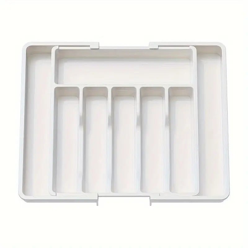 TEMU Cross-border New Expandable Utensil Tray Extended Tableware Storage Box Home Amazon - Kasa & Pet
