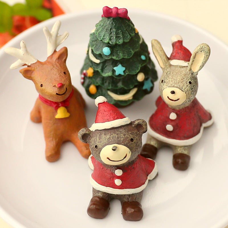 Christmas Decorations Christmas Tree Ornaments Decorative Props Scene Layout Simulation Elk Doll Christmas Ornaments
