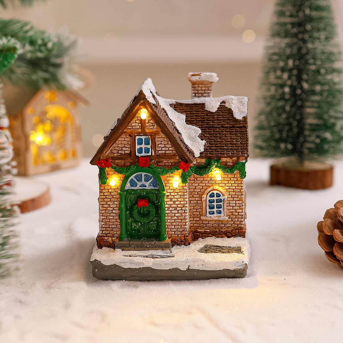 Decorações de Luzes de Natal para Casa, Enfeites, Presente de Natal para Crianças, Ano Novo 2025, Decoração de Natal, Luz Noturna para Quarto com Bateria