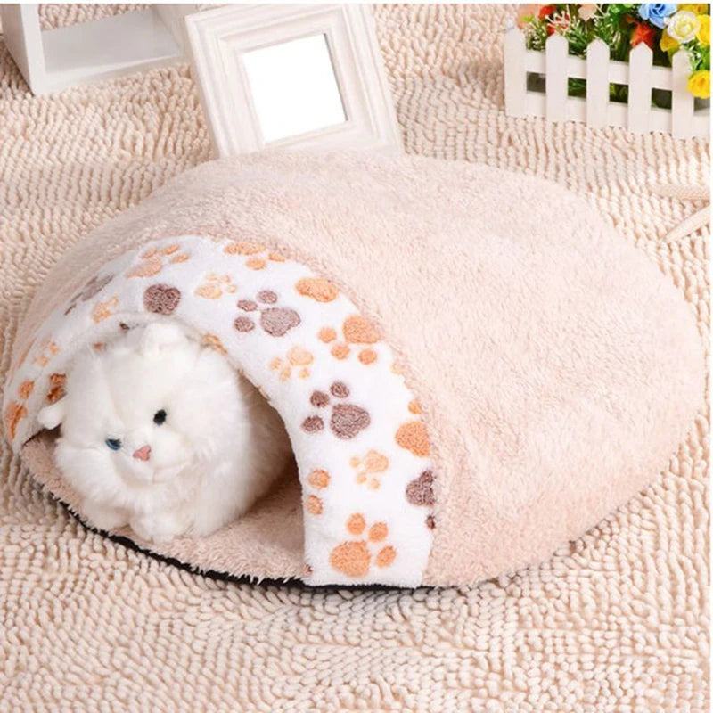 Produtos para animais de estimação flanela macia quente casa de gato tapetes para animais de estimação saco de dormir adorável hambúrguer filhote de cachorro almofada cama de coelho canil de cachorro cama de gato
