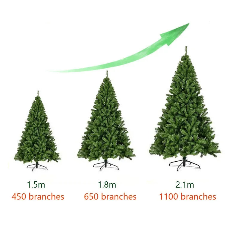 Ano novo noel navidad presente 180cm árvore de natal artificial cedro abeto pinho pvc árvores de natal casa decorações de natal