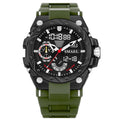 SMAEL Sport Quartz Watches LED DisplayShock Resistant 50M Waterproof Alarm Clock Analog Digitals 8060 For Men
