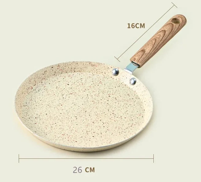 10in engrossado omelete pan pizza frigideira pote de bife cozinhar para fogão a gás de indução panelas de cozinha antiaderente panelas de panqueca Kasa & Pet Store