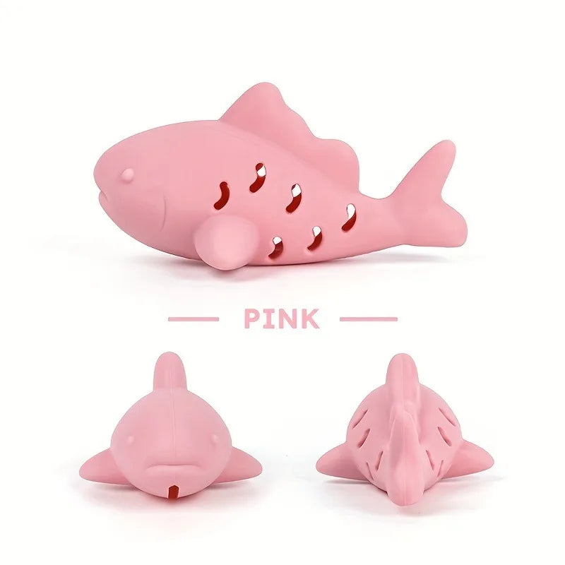 Brinquedo interativo para cães e gatos, design durável e resistente à mordida, esconder alimentos e moagem de dentes, entretenimento para animais de estimação pequenos, 1 peça