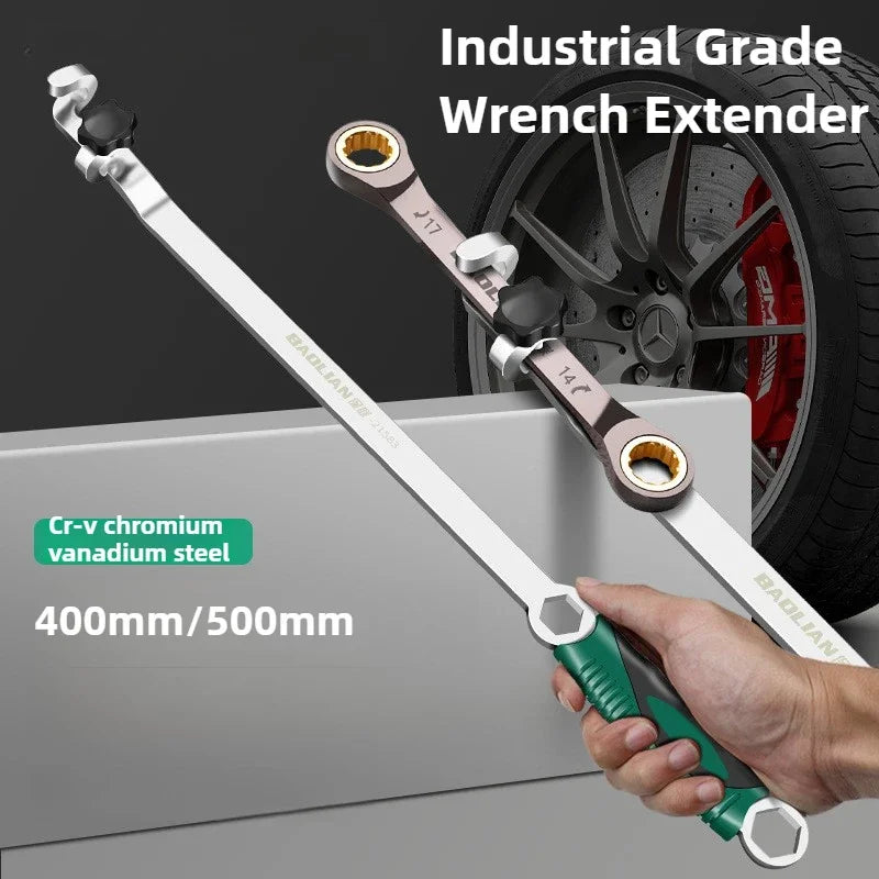 Extensor de Chave de Boca 40/50cm, Barra de Extensão para Chave de Boca, Ferramenta de Extensão de Catraca, Amplificador de Torque que Economiza Esforço para Locais de Difícil Acesso