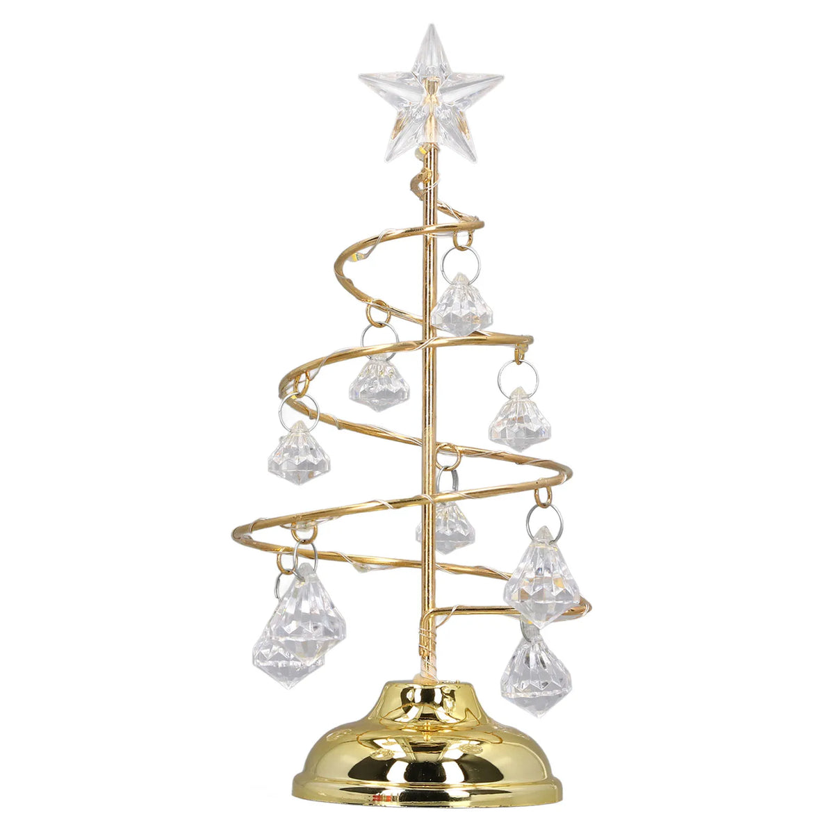 LED Christmas Tree Night Lights, pequeno ornamento decorativo de cristal, lâmpada tipo Xmas Tree, feliz ano novo presente - Kasa & Pet