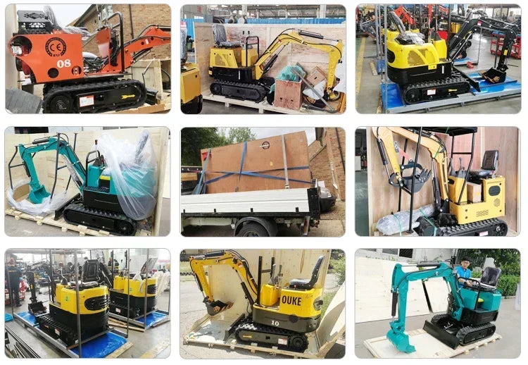 CE EPA SHANDONG Euro V Mini Escavadeiras de Esteiras 2,5 Ton 3 Ton com Bomba de Motor-Mini Bagger de Alto Desempenho para Venda