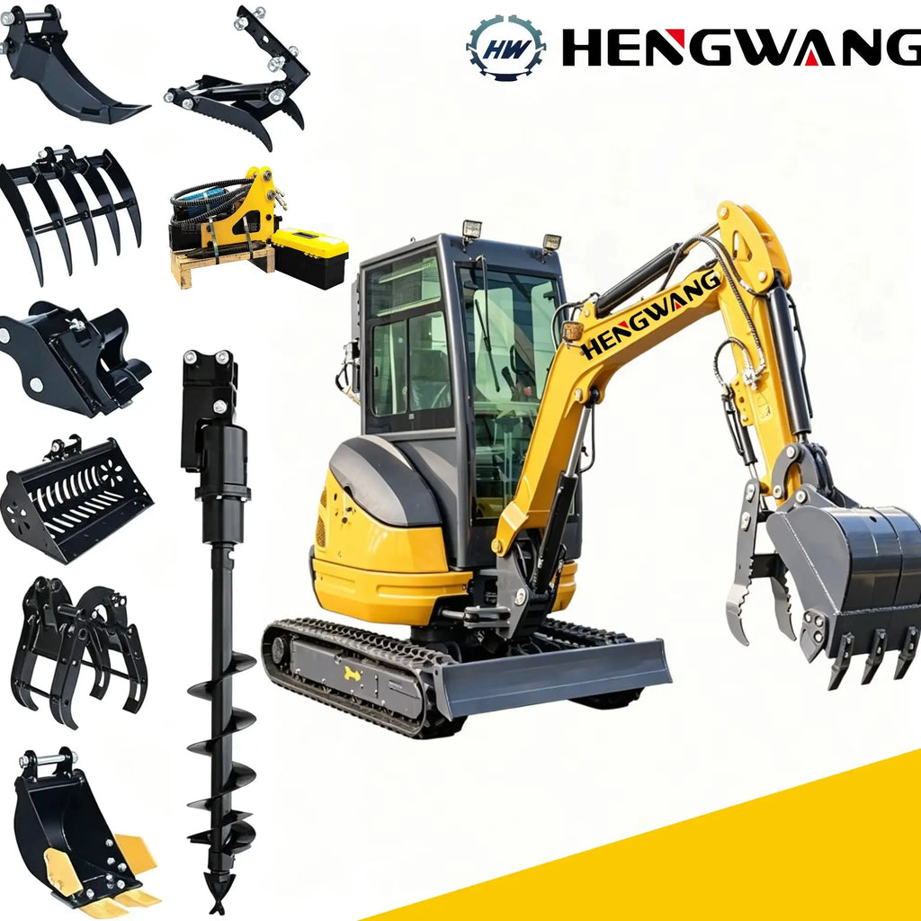 Mini Escavadora de 2,5 Toneladas com Cabine Fechada, Ar Condicionado, Hidráulica, Pequena Escavadora de Esteiras, Certificada CE Euro5, Máquina Multifuncional de Escavação
