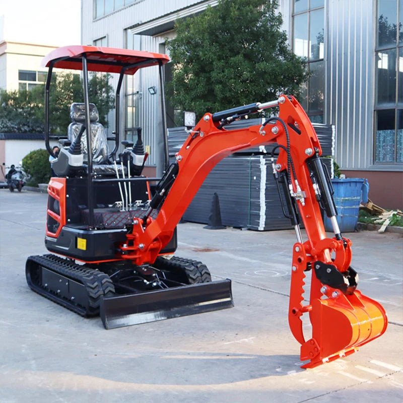 Mini Escavadeira de 1.8 Toneladas com Motor Kubota, Hidráulica, Pequena Escavadeira de Esteira, Certificação CE EPA EURO5 para Projetos de Agricultura e Reforma - Kasa & Pet