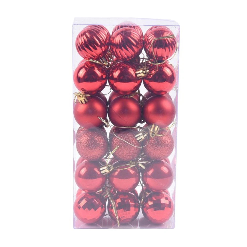 Ornamentos de natal inquebrável conjunto de ornamento de árvore de natal bolas de natal decoração novo gelo azul
