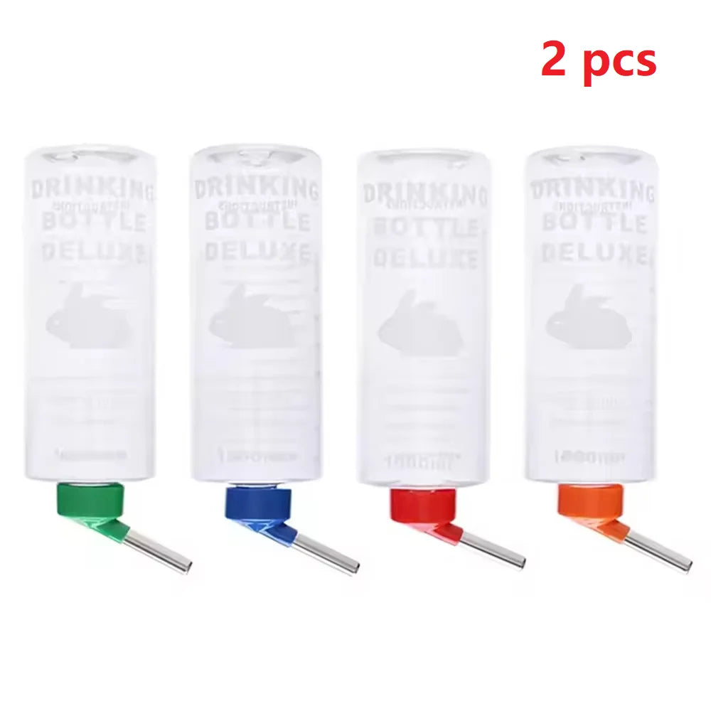 1000ml cor aleatória pequenos animais bebedor auto beber garrafa de água pendurável para coelho cobaia papagaio coelho alimentador