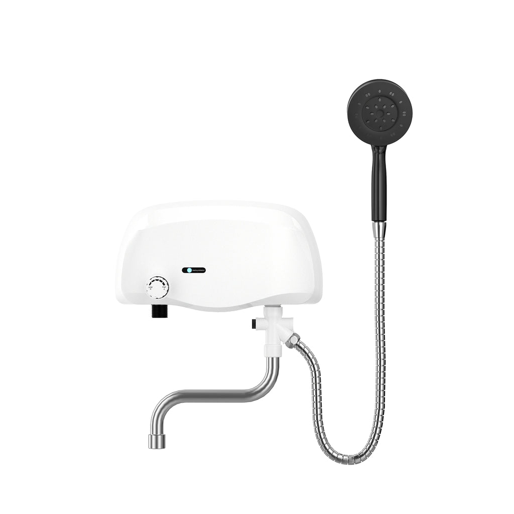 Aquecedor de água instantâneo 3500W, saída dupla de água quente/fria, aquecedores elétricos de água, chuveiro de banheiro com display de temperatura 220V - Kasa & Pet
