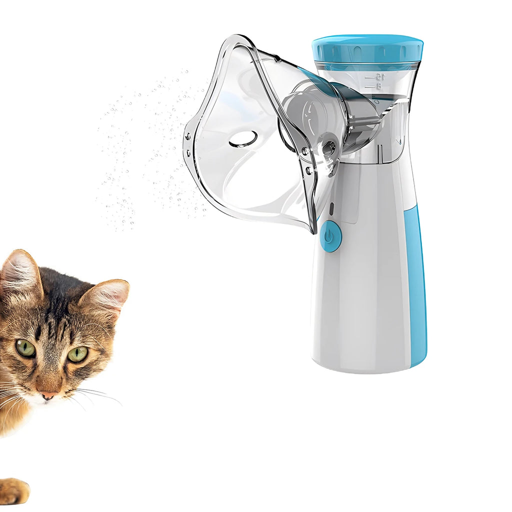 Nebulizador Portátil para Animais de Estimação, Dispositivo de Inalação para Gatos e Cães, Suprimentos para Tratamento e Alívio Respiratório em Casa