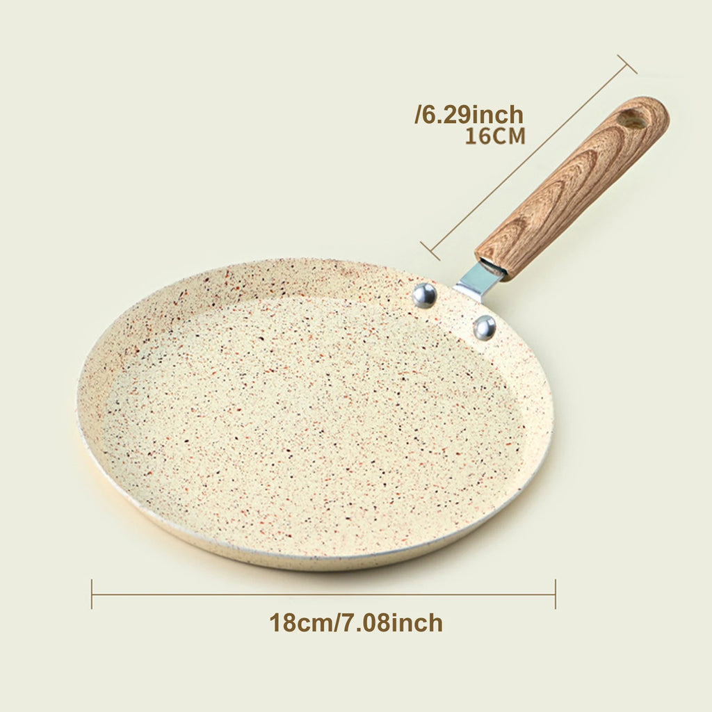 10in engrossado omelete pan pizza frigideira pote de bife cozinhar para fogão a gás de indução panelas de cozinha antiaderente panelas de panqueca Kasa & Pet Store