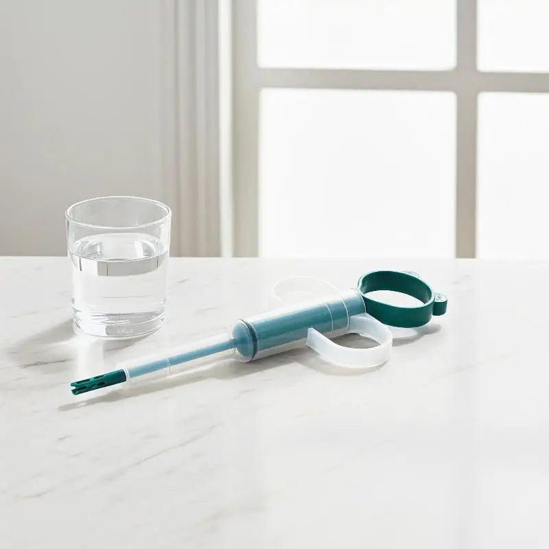 Dispensador de Comprimidos para Animais de Estimação com Ponta Macia, Aplicador de Remédios para Cães e Gatos com Êmbolo Ergonômico, Ferramenta de Alimentação para Pequenos Animais