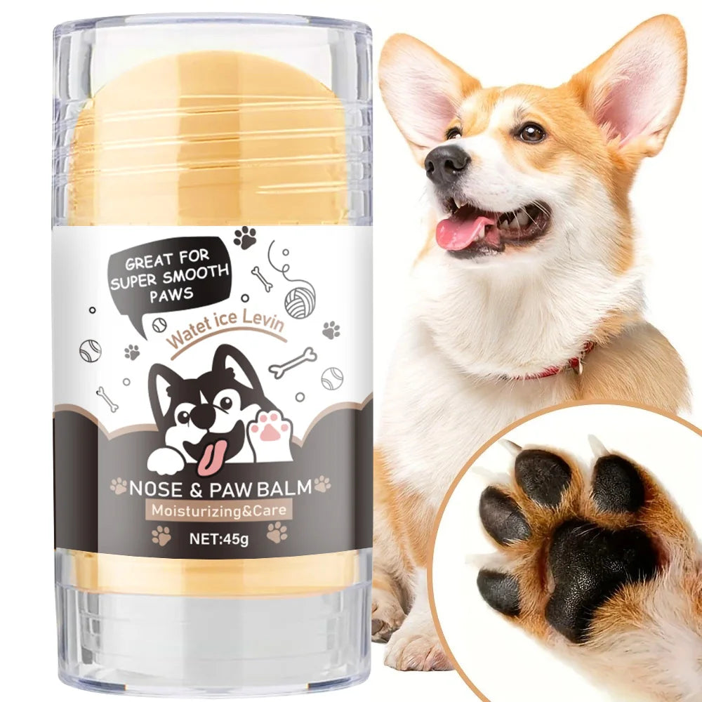 Bálsamo para patas de cachorro - Lick Safe Snout Soother - Estimulação hidratante, calmante e nutritiva - Evitar rachaduras e feridas - Creme para pés de cachorro encerado, óleo, manteiga, extrato