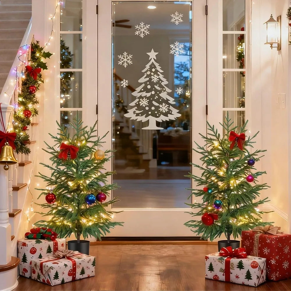 1Pç Ramo de Pinheiro Artificial de 60CM, Árvore de Natal Falsa para Varanda, Decoração de Natal Interna e Externa, Decoração para Casa e Jardim