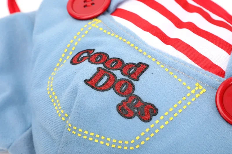 Conjuntos de fantasias de Halloween para cães Roupas engraçadas para cães Cosplay ajustável para cães Roupas Novidade para cães médios e grandes Fantasias Bulldog Pug