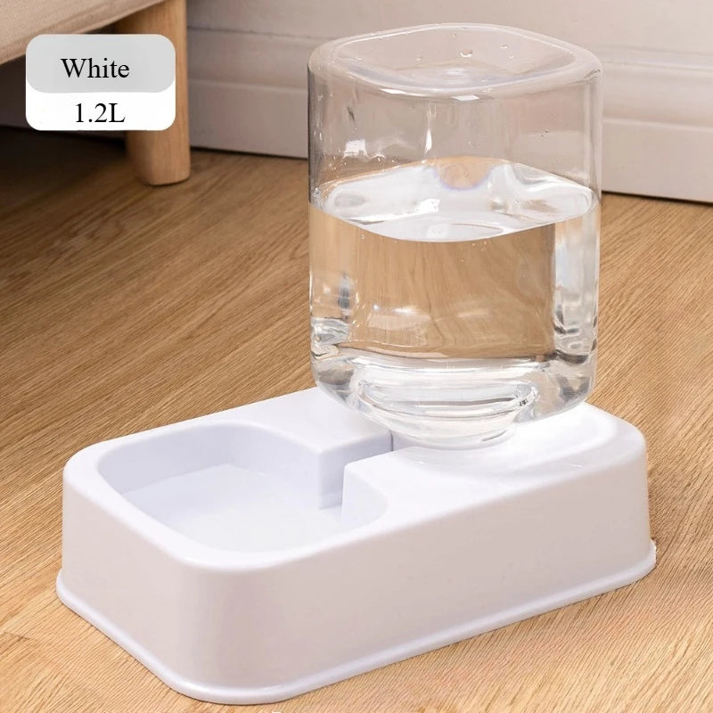 Comedouro e Bebedouro Automático para Gatos e Cães - Conjunto de Tigela para Ração e Bebedouro, Controle Inteligente de Porções para Gatos e Cães, Sem Bateria