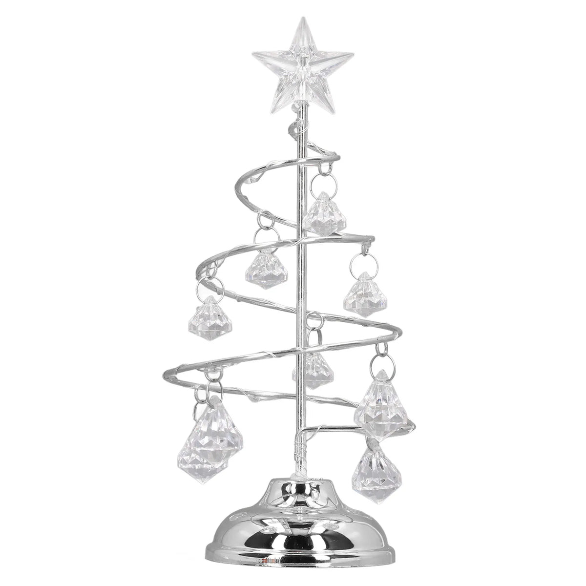 LED Christmas Tree Night Lights, pequeno ornamento decorativo de cristal, lâmpada tipo Xmas Tree, feliz ano novo presente - Kasa & Pet