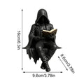 Estátua Assustadora Estética de Halloween, Figurinha Decorativa para Estante, Arte Fantástica Gótica, Decoração de Homem Misterioso para Centro de Mesa e Prateleira