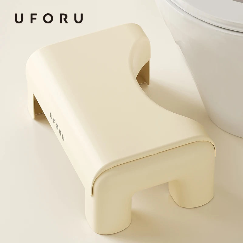 Banqueta para vaso sanitário UFORU, apoio para os pés doméstico, espessada, resistente e antiderrapante, ferramenta para agachamento de adultos.