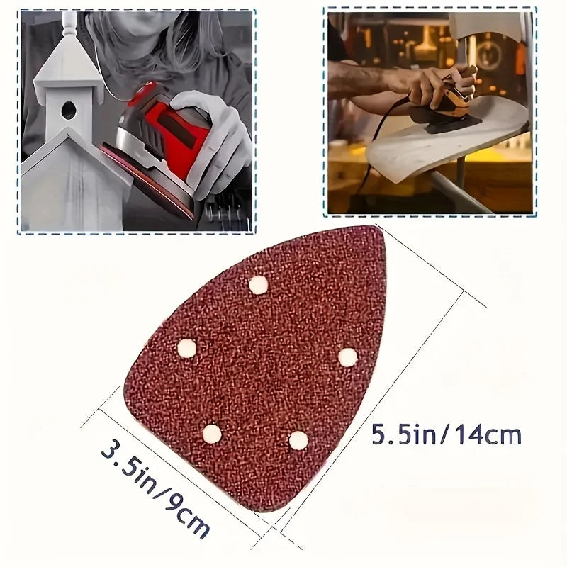 15/30 peças almofada de substituição de lixadeira de papel de lixa de detalhe de mouse para variedade de folhas de lixadeira de mouse de 140mm