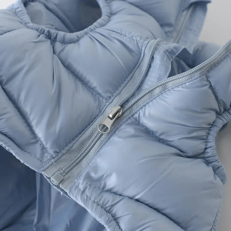 Colete monocromático para cães pequenos, casaco quente para gato, roupas de buldogue francês, roupas de pet da moda, inverno
