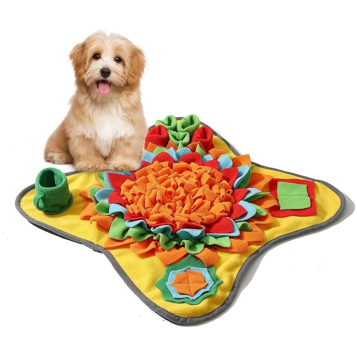 Boa esteira de ripa para animais de estimação para cães, quebra-cabeça de alimentação interativa para o tédio, incentiva habilidades naturais de forragem