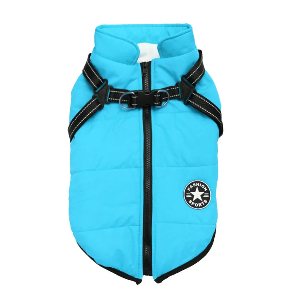 Colete Impermeável para Cães com Arnês Refletivo, Roupas de Inverno para Cães Pequenos e Médios, Shiba Inu, Doberman, Jaquetas para Atividades ao Ar Livre