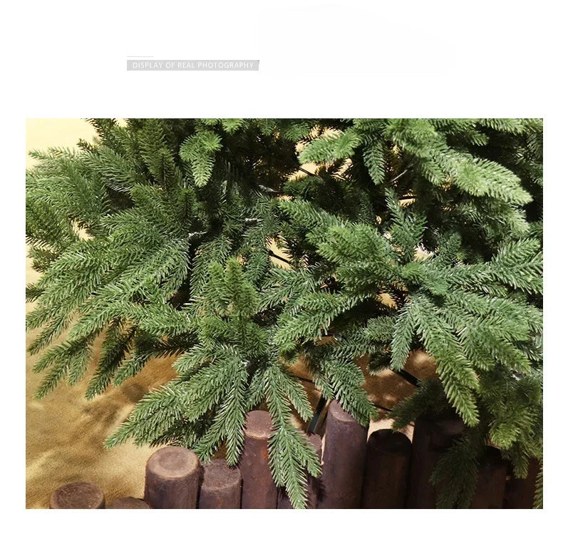 Pieno pe artificial grande árvore de natal material pe árvore de natal festa em casa atmosfera decorações de natal 1.2m a 2.1m navidad