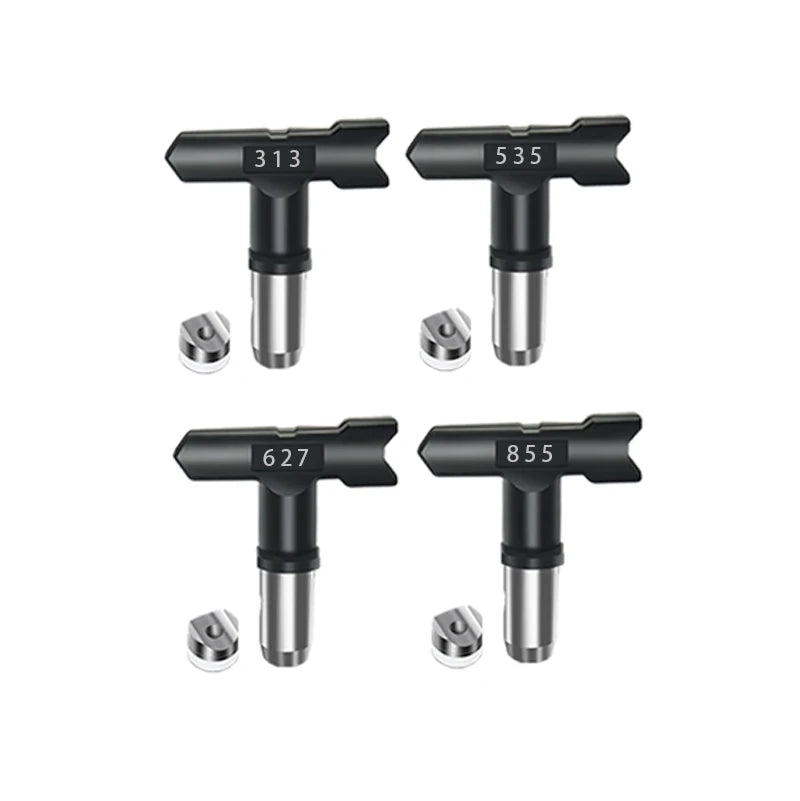 Pistola de Pulverização de Tinta Airless de Alta Pressão 3600 PSI com 4 Bicos e Protetor de Bico ou 6 Filtros para Pistola de Pulverização Airless