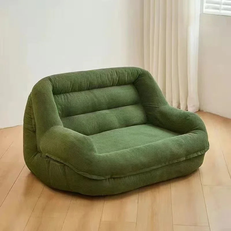 Sofá preguiçoso portátil sala de estar barato único sofás adulto tatami chaise lounge relaxante sofá de 1 pessoa moderno minúsculo móveis para casa