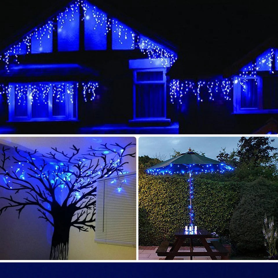1 pçs 1m 2 3m 5m fio de cobre led luzes da corda iluminação do feriado guirlanda de fadas para a árvore de natal festa de casamento decoração natal