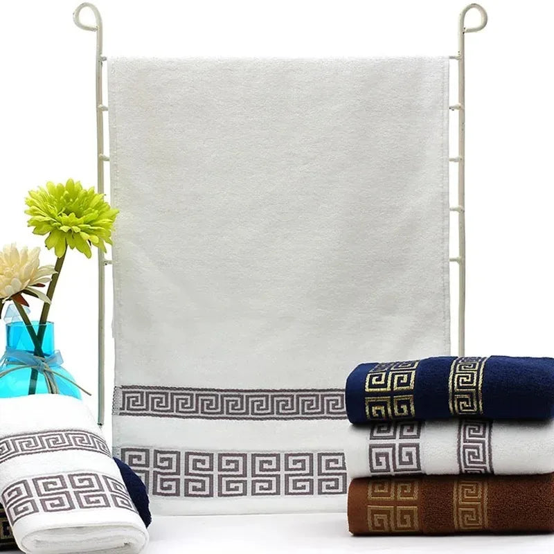 100% algodão luxo macio bordado toalha de praia super absorvente toalha de banho para adultos secagem rápida toalha de banheiro toalhas de banho