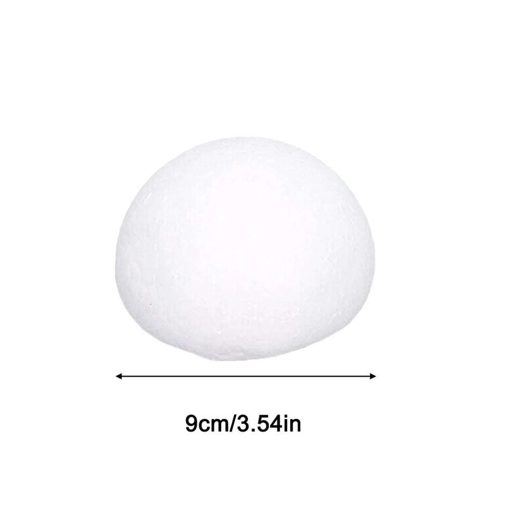7.5/8/9/10/12/15cm meia redonda poliestireno bolas de espuma para diy natal crianças pintadas festa de casamento bolas de flores decoração
