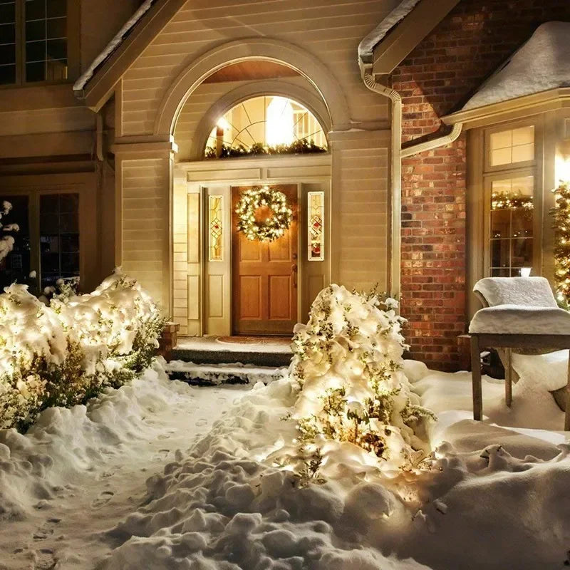 Pacotes de Luzes de Natal LED Solares 1 2 3 4 5, Luzes de Fada para Exterior, 8 Modos, Fios de Cobre, Impermeáveis, Decoração para Jardim, Árvore e Pátio