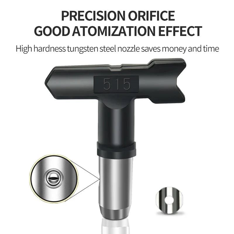 Pistola de Pulverização de Tinta Airless de Alta Pressão 3600 PSI com 4 Bicos e Protetor de Bico ou 6 Filtros para Pistola de Pulverização Airless