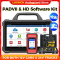 LANÇAMENTO Pad 7 Ferramenta de Diagnóstico Do Carro, Scanner Automotivo, Auto Scan Automotivo, Diagnóstico Autoscanner, Heavy Duty Software Kit, 12V, 24V, X-431
